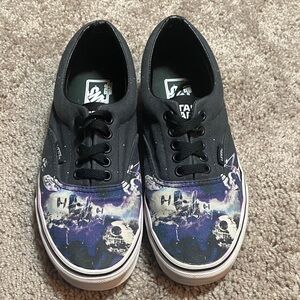 Vans x Star Wars Empire Tie Fighter Black and Purple low top Sneakers